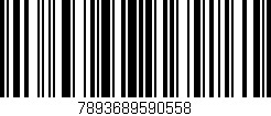 Código de barras (EAN, GTIN, SKU, ISBN): '7893689590558'