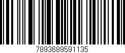 Código de barras (EAN, GTIN, SKU, ISBN): '7893689591135'