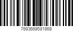 Código de barras (EAN, GTIN, SKU, ISBN): '7893689591869'