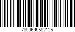 Código de barras (EAN, GTIN, SKU, ISBN): '7893689592125'
