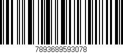 Código de barras (EAN, GTIN, SKU, ISBN): '7893689593078'