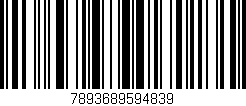 Código de barras (EAN, GTIN, SKU, ISBN): '7893689594839'