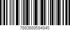 Código de barras (EAN, GTIN, SKU, ISBN): '7893689594945'
