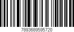 Código de barras (EAN, GTIN, SKU, ISBN): '7893689595720'