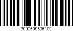 Código de barras (EAN, GTIN, SKU, ISBN): '7893689596109'