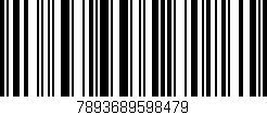 Código de barras (EAN, GTIN, SKU, ISBN): '7893689598479'