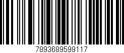 Código de barras (EAN, GTIN, SKU, ISBN): '7893689599117'