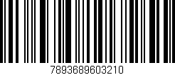 Código de barras (EAN, GTIN, SKU, ISBN): '7893689603210'