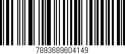 Código de barras (EAN, GTIN, SKU, ISBN): '7893689604149'