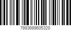Código de barras (EAN, GTIN, SKU, ISBN): '7893689605320'