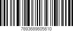 Código de barras (EAN, GTIN, SKU, ISBN): '7893689605610'