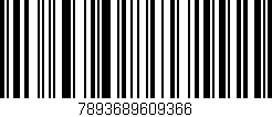 Código de barras (EAN, GTIN, SKU, ISBN): '7893689609366'