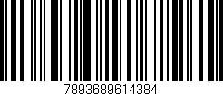 Código de barras (EAN, GTIN, SKU, ISBN): '7893689614384'