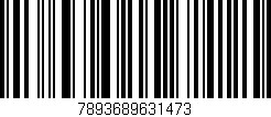 Código de barras (EAN, GTIN, SKU, ISBN): '7893689631473'