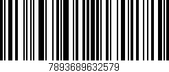 Código de barras (EAN, GTIN, SKU, ISBN): '7893689632579'