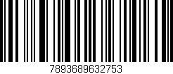 Código de barras (EAN, GTIN, SKU, ISBN): '7893689632753'