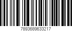 Código de barras (EAN, GTIN, SKU, ISBN): '7893689633217'