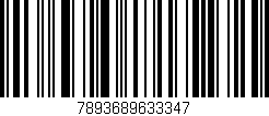 Código de barras (EAN, GTIN, SKU, ISBN): '7893689633347'