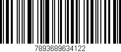 Código de barras (EAN, GTIN, SKU, ISBN): '7893689634122'