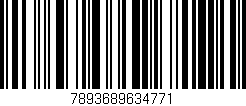 Código de barras (EAN, GTIN, SKU, ISBN): '7893689634771'