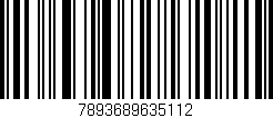 Código de barras (EAN, GTIN, SKU, ISBN): '7893689635112'