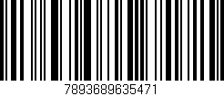 Código de barras (EAN, GTIN, SKU, ISBN): '7893689635471'