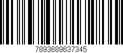 Código de barras (EAN, GTIN, SKU, ISBN): '7893689637345'