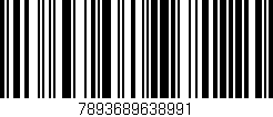 Código de barras (EAN, GTIN, SKU, ISBN): '7893689638991'