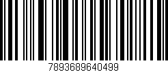 Código de barras (EAN, GTIN, SKU, ISBN): '7893689640499'