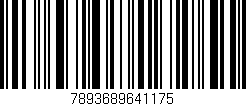 Código de barras (EAN, GTIN, SKU, ISBN): '7893689641175'