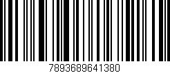 Código de barras (EAN, GTIN, SKU, ISBN): '7893689641380'