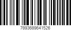 Código de barras (EAN, GTIN, SKU, ISBN): '7893689641526'