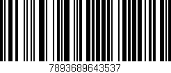 Código de barras (EAN, GTIN, SKU, ISBN): '7893689643537'
