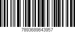 Código de barras (EAN, GTIN, SKU, ISBN): '7893689643957'