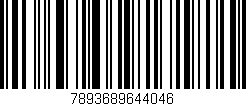 Código de barras (EAN, GTIN, SKU, ISBN): '7893689644046'