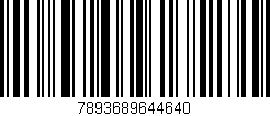Código de barras (EAN, GTIN, SKU, ISBN): '7893689644640'