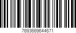 Código de barras (EAN, GTIN, SKU, ISBN): '7893689644671'