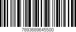 Código de barras (EAN, GTIN, SKU, ISBN): '7893689645500'