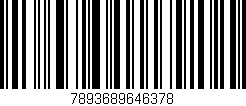 Código de barras (EAN, GTIN, SKU, ISBN): '7893689646378'