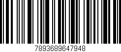 Código de barras (EAN, GTIN, SKU, ISBN): '7893689647948'