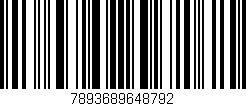 Código de barras (EAN, GTIN, SKU, ISBN): '7893689648792'