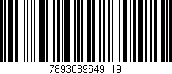 Código de barras (EAN, GTIN, SKU, ISBN): '7893689649119'