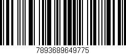 Código de barras (EAN, GTIN, SKU, ISBN): '7893689649775'