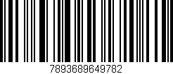 Código de barras (EAN, GTIN, SKU, ISBN): '7893689649782'
