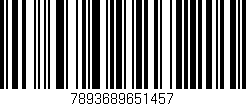 Código de barras (EAN, GTIN, SKU, ISBN): '7893689651457'