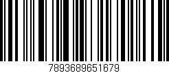 Código de barras (EAN, GTIN, SKU, ISBN): '7893689651679'