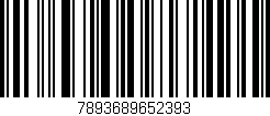 Código de barras (EAN, GTIN, SKU, ISBN): '7893689652393'