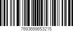 Código de barras (EAN, GTIN, SKU, ISBN): '7893689653215'