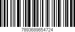 Código de barras (EAN, GTIN, SKU, ISBN): '7893689654724'