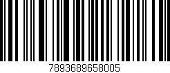 Código de barras (EAN, GTIN, SKU, ISBN): '7893689658005'